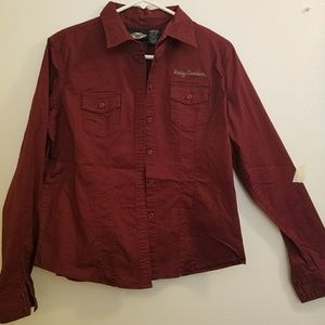 Harley Davidson button up